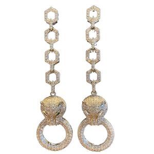 Panther earrings